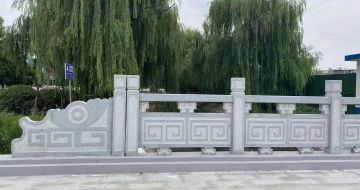 铜陵 芝麻灰桥栏杆、河道栏杆安装效果