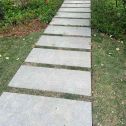 铜陵 芝麻黑小区踏步、汀步石铺装效果