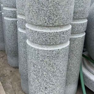 铜陵 芝麻白花岗岩挡车柱、隔离柱多少钱