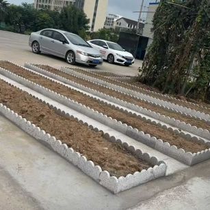 铜陵 花边石、花围石、花园石安装效果