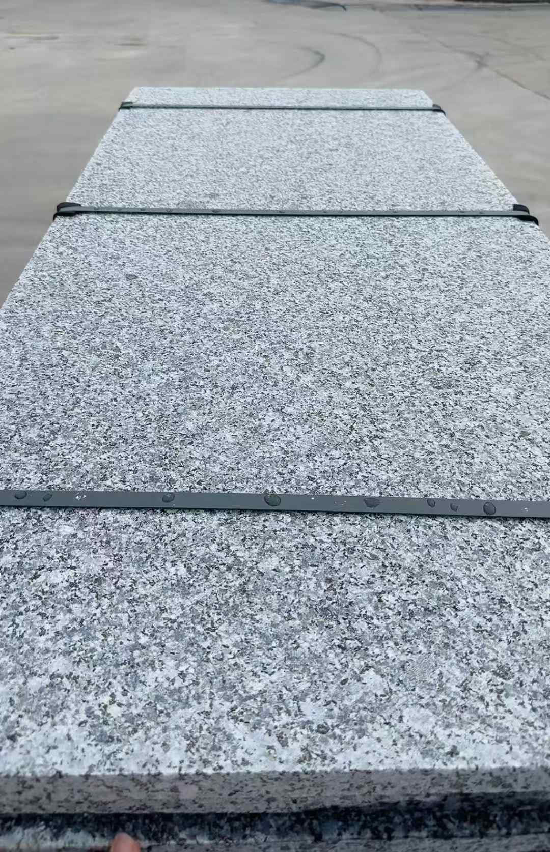 铜陵 芝麻黑火烧面毛板，条板，半成品