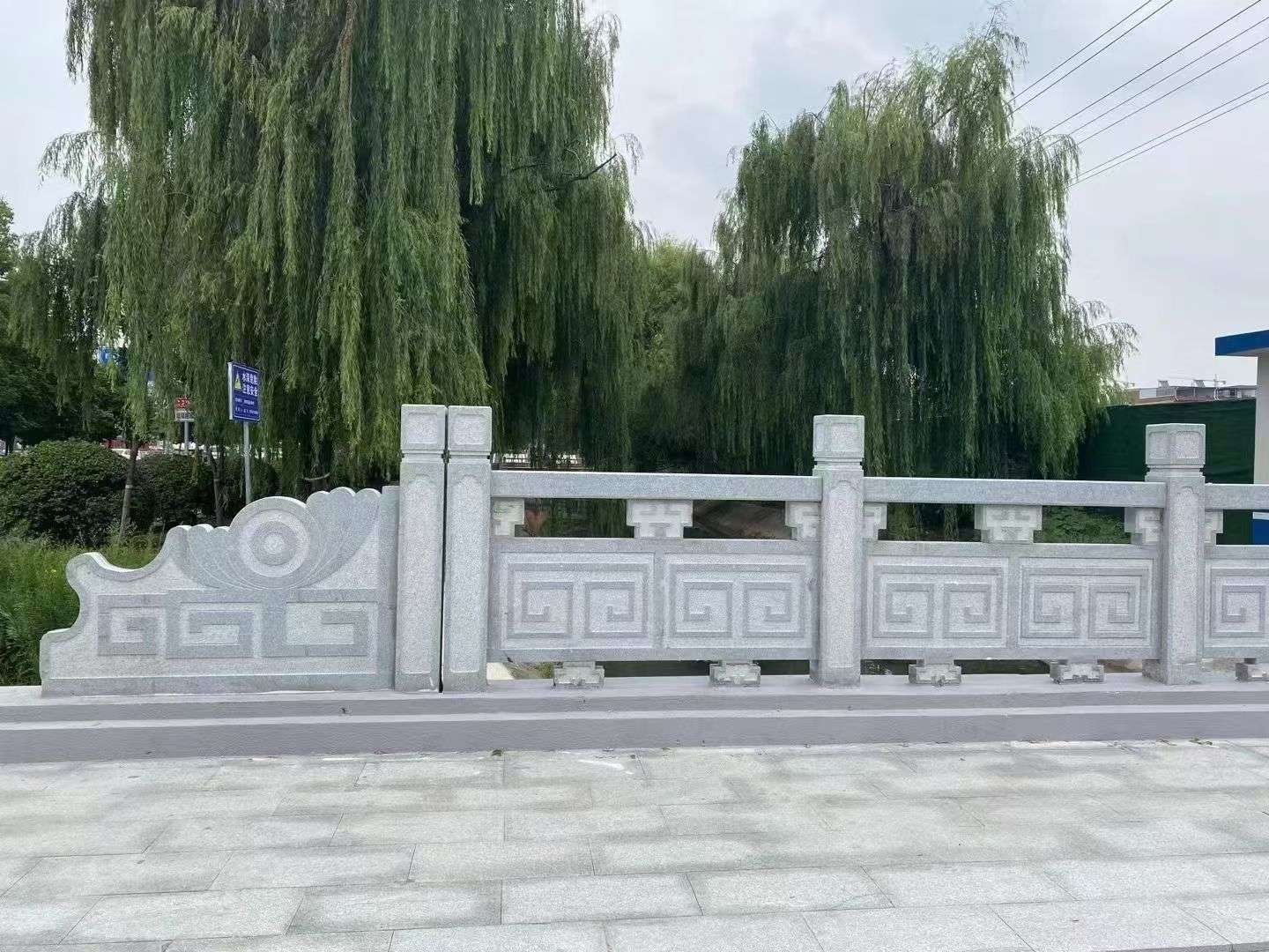 铜陵 芝麻灰桥栏杆、河道栏杆安装效果