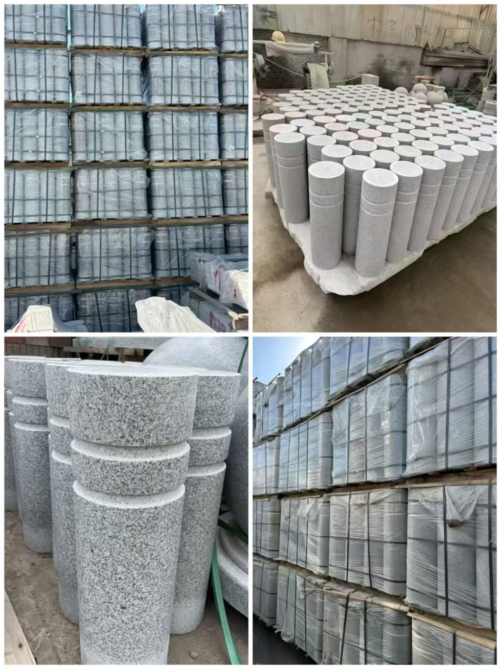 铜陵 芝麻白花岗岩挡车柱、隔离柱多少钱