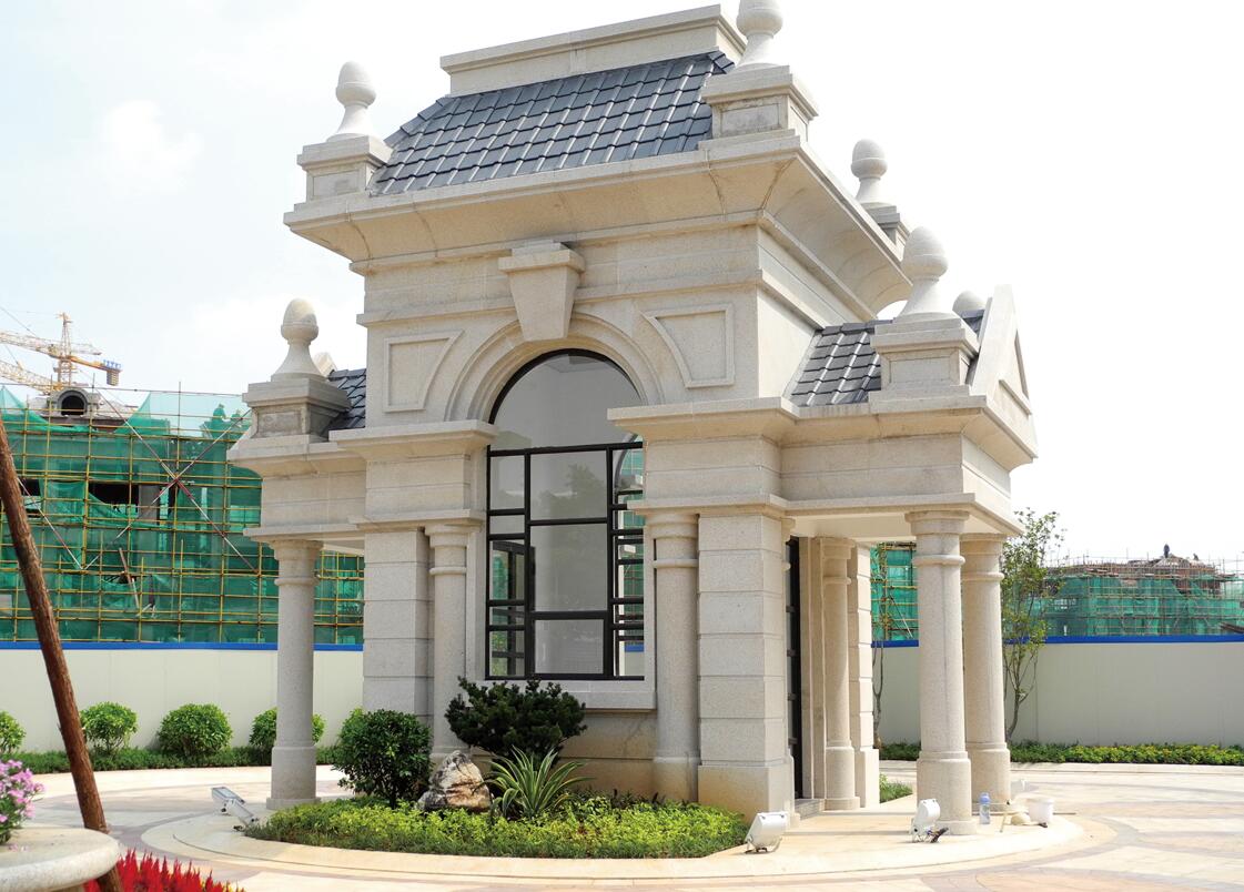 铜陵花岗岩在建筑外墙的应用