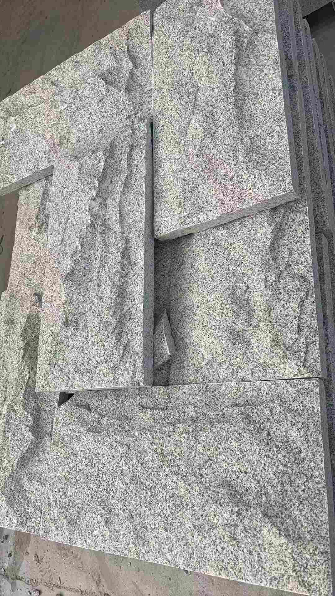 铜陵 芝麻白自然面花岗岩成品板