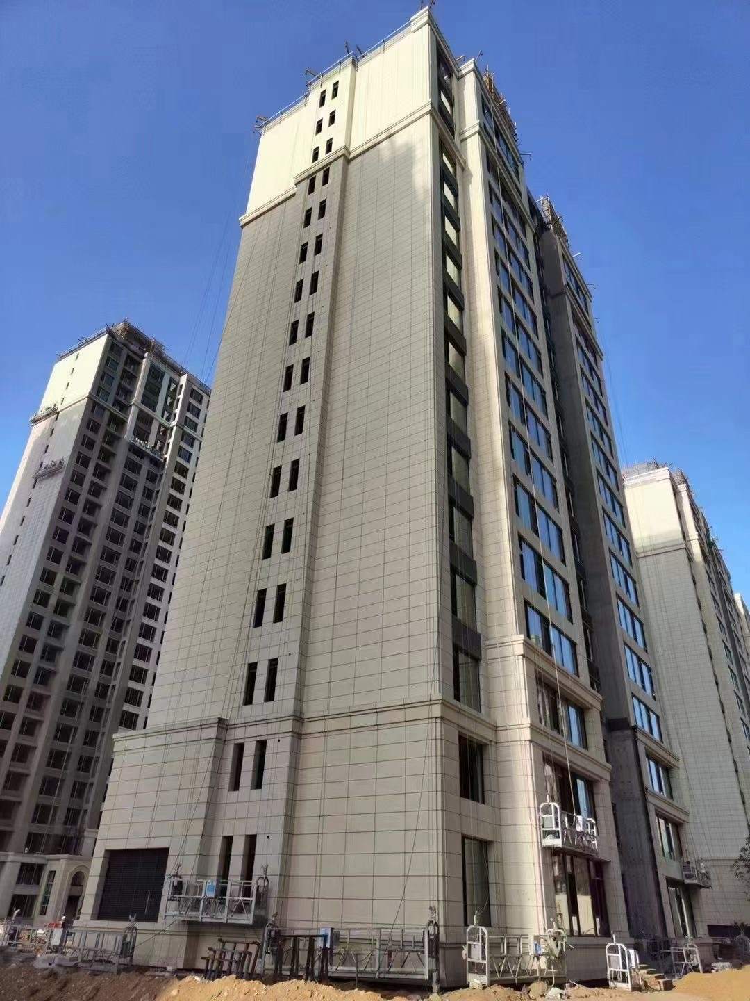 铜陵黄金麻高端小区，外墙干挂